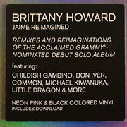 Image 2: Brittany Howard – Jaime Reimagined (Neon Magenta & Black Splotch LP Vinyl) Vinyl LP | Relix