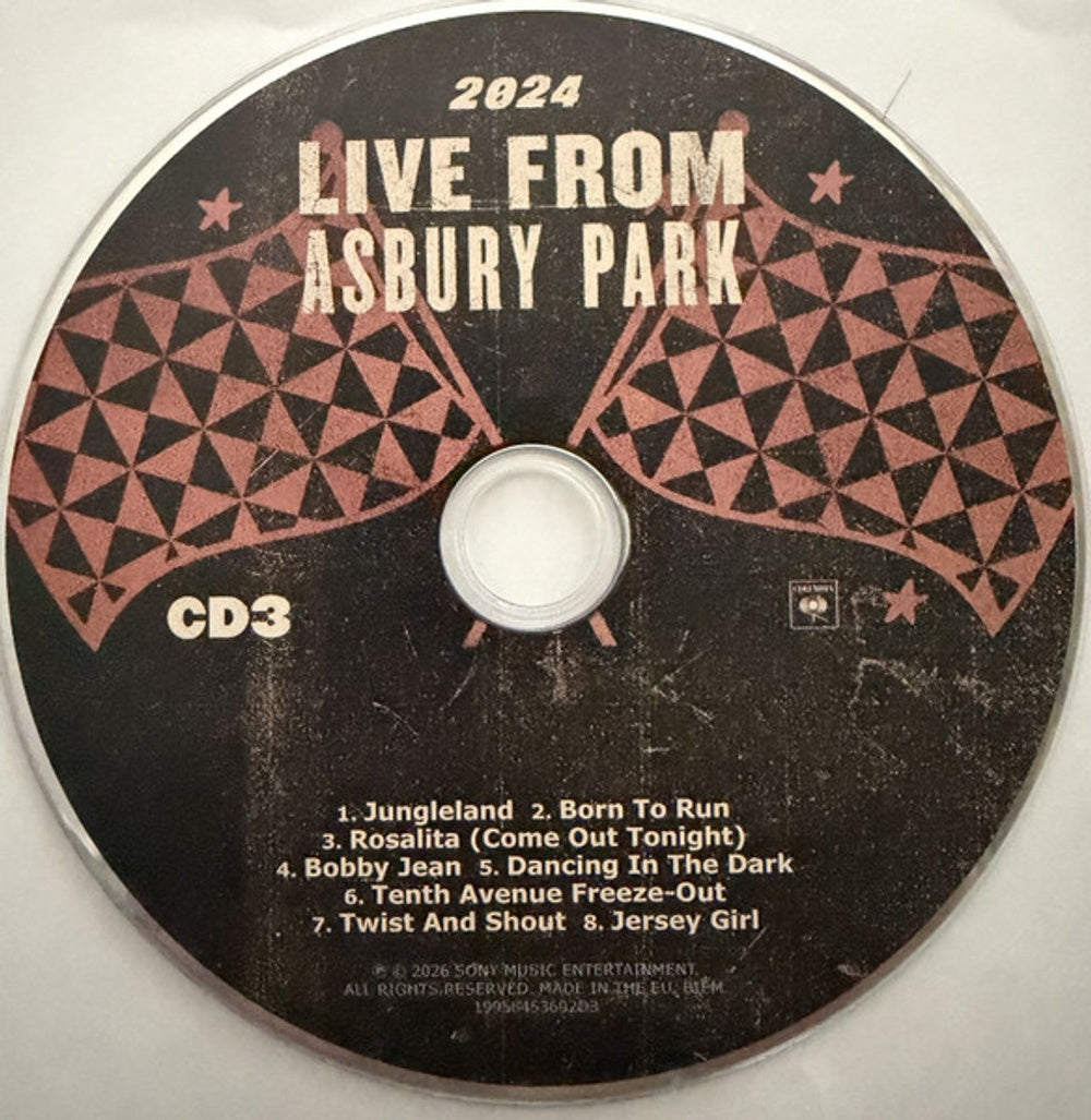 Image 2: Bruce Springsteen  & The E Street Band – Live From Asbury Park 2024 (3-CD) CD | Relix