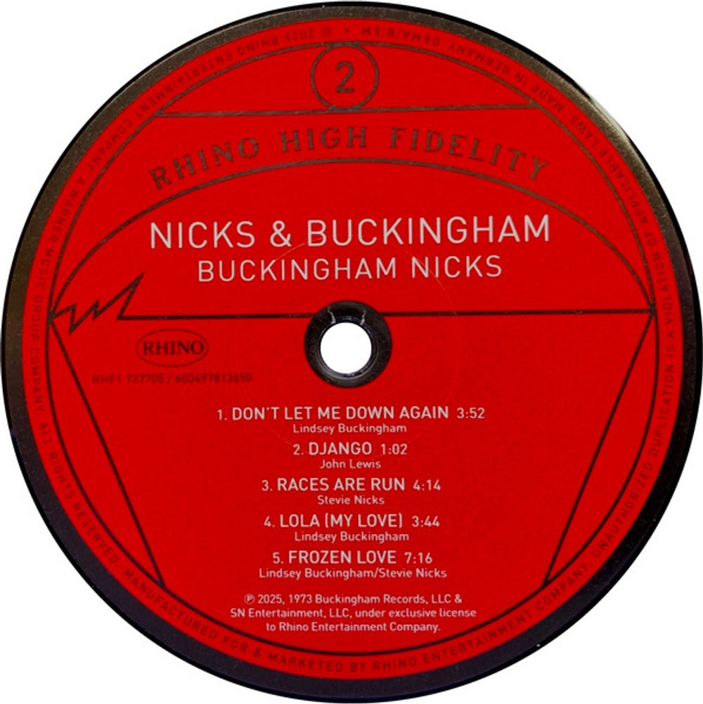 Image 2: Buckingham Nicks – Buckingham Nicks -  (Hi-Fi Un-numbered LP Vinyl) Vinyl LP | Relix