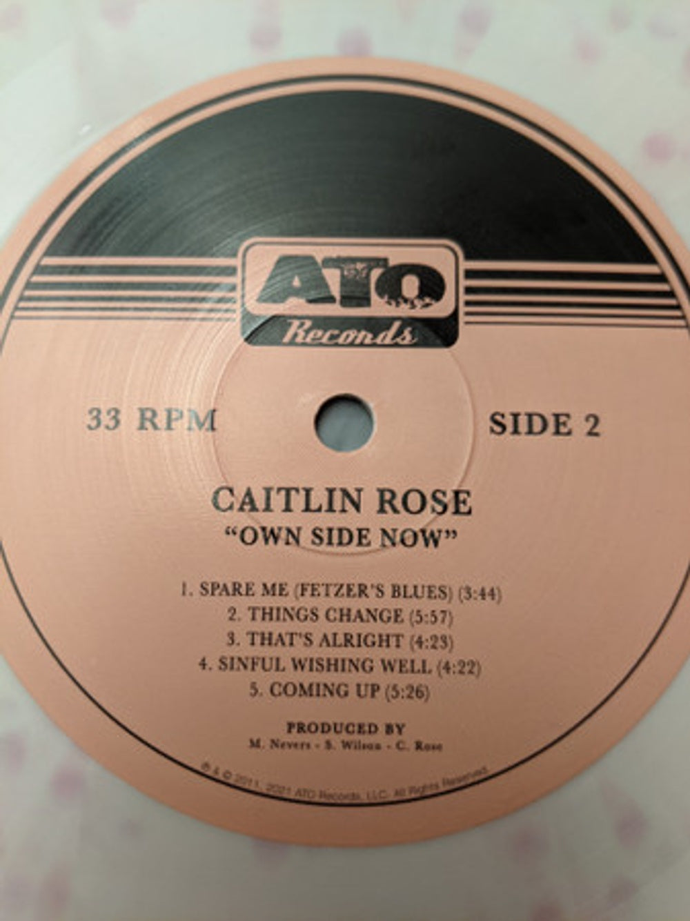 Image 2: Caitlin Rose – Own Side Now: Deluxe Anniversary Edition (Cloudy Clear LP + 7in) Vinyl LP | Relix