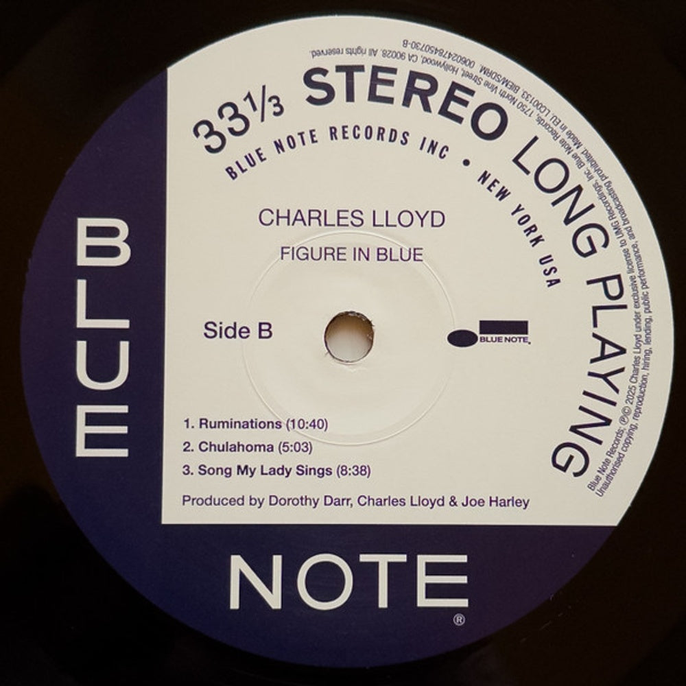 Image 2: Charles Lloyd – Figure In Blue (180 Gram LP Vinyl) Vinyl LP | Relix