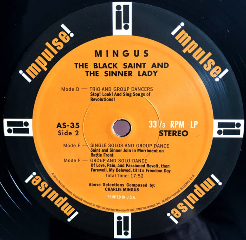 Image 2: Charles Mingus – The Black Saint And The Sinner Lady (Verve Acoustic Sounds Series LP Vinyl) Vinyl LP | Relix
