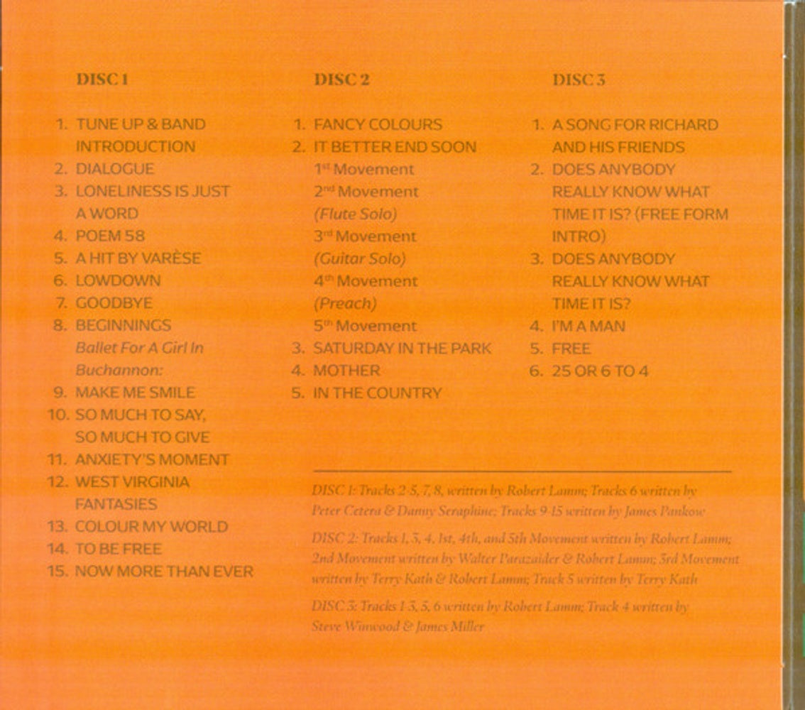 Image 2: Chicago – Chicago At The John F. Kennedy Center For The Perf CD | Relix