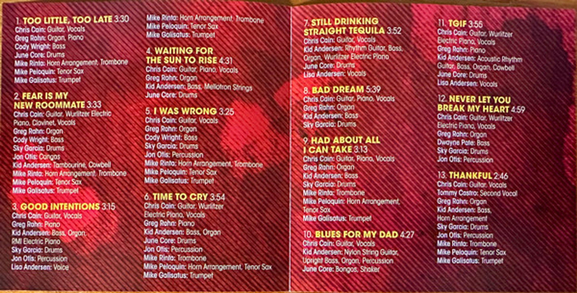 Image 2: Chris Cain – Good Intentions Gone Bad CD | Relix