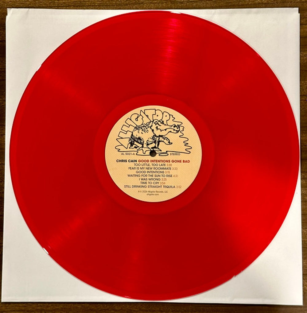 Image 2: Chris Cain – Good Intentions Gone Bad (Colored, Red LP Vinyl) Vinyl LP | Relix