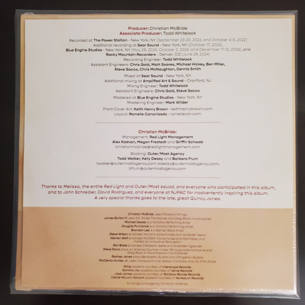 Image 2: Christian Mcbride  Big Band – Without Further Ado Vol 1 Vinyl LP | Relix