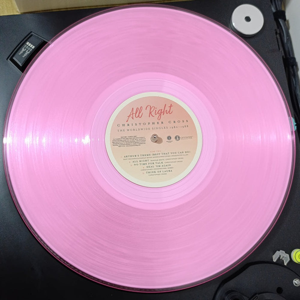 Image 2: Christopher Cross – All Right: The Worldwide Singles 1980-1988 (Colored LP Vinyl) Vinyl LP | Relix
