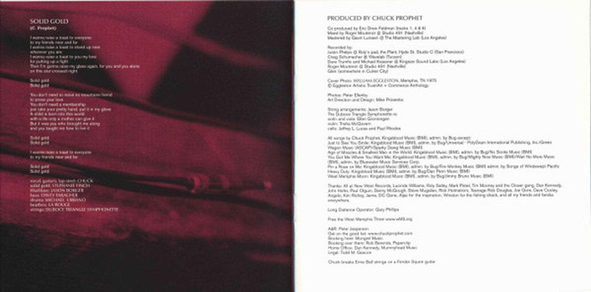 Image 2: Chuck Prophet – Age Of Miracles CD | Relix