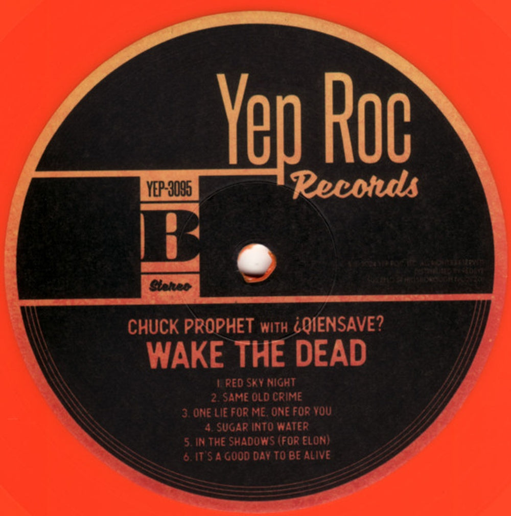 Image 2: Chuck Prophet – Wake The Dead (Colored, Org LP Vinyl) Vinyl LP | Relix
