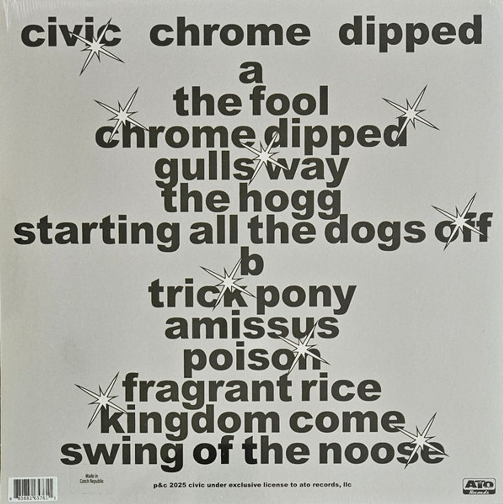 Image 2: CIVIC – Chrome Dipped (Silver Smoke LP Vinyl) Vinyl LP | Relix