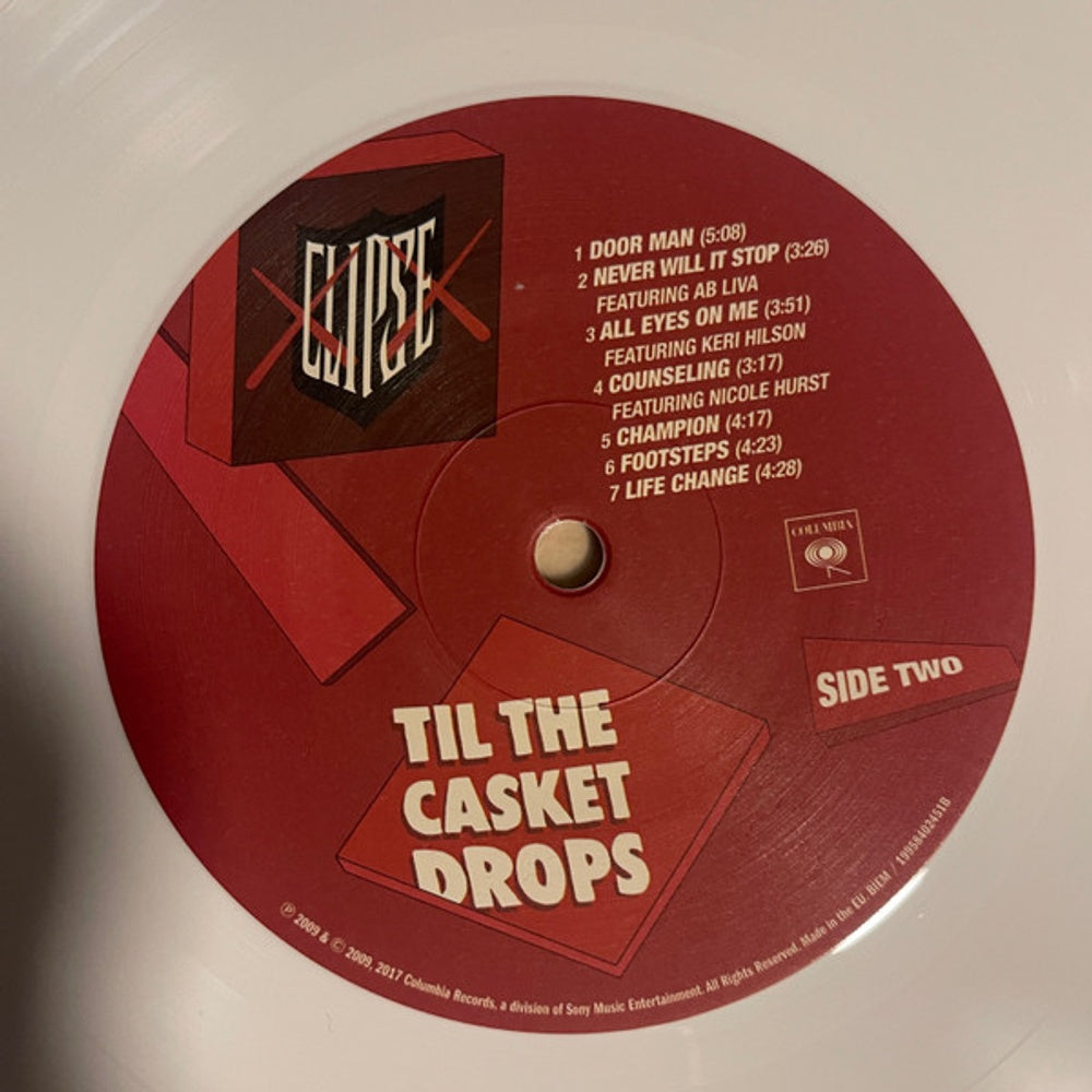 Image 2: Clipse – Til The Casket Drops (White LP Vinyl) Vinyl LP | Relix