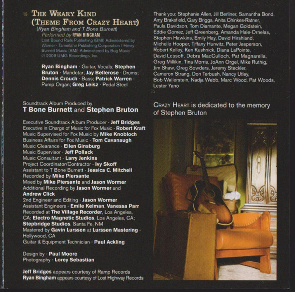 Image 2: Crazy Heart – Crazy Heart (Original Motion Picture Soundtrack CD) CD | Relix