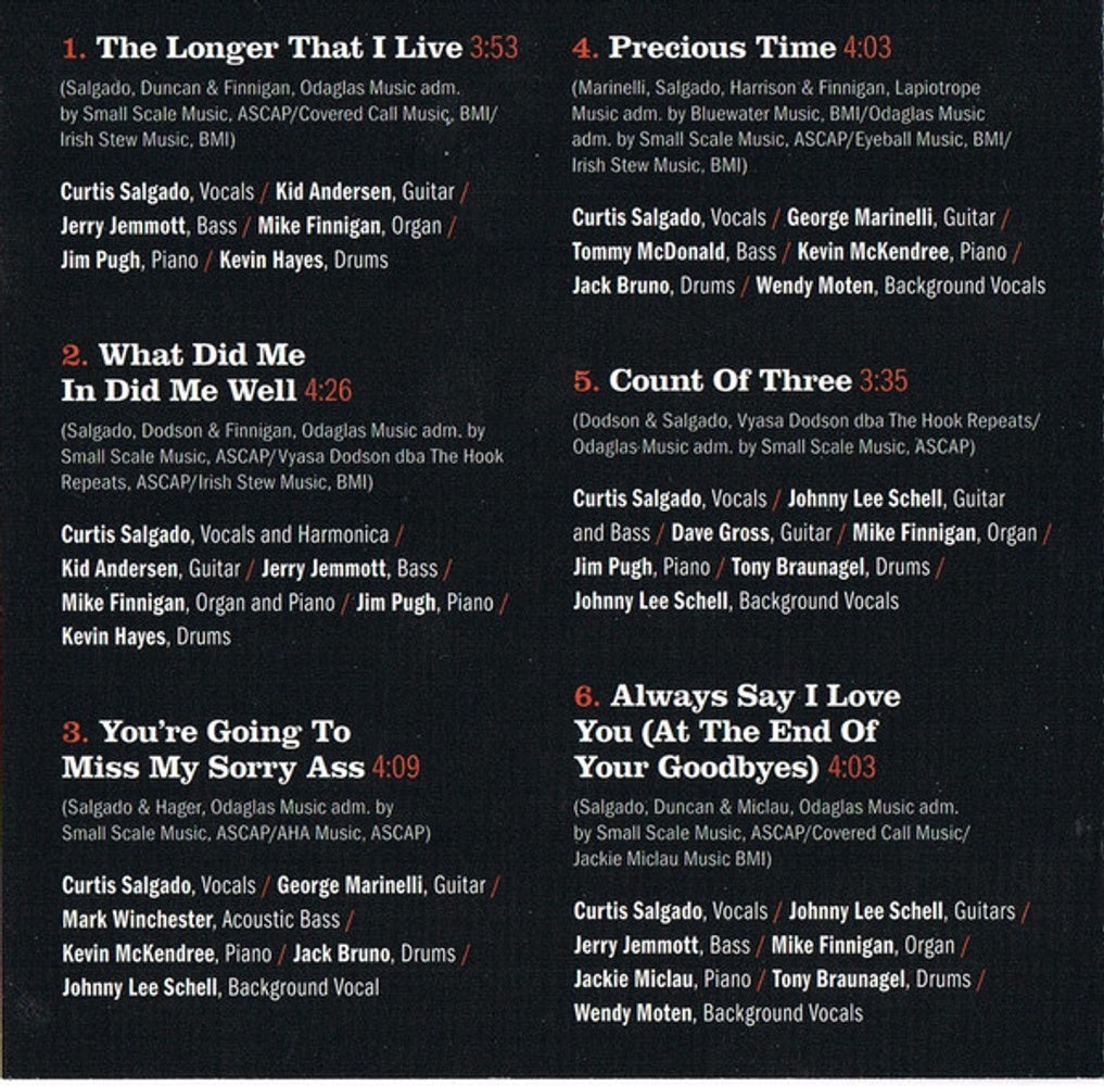 Image 2: Curtis Salgado – Damage Control CD | Relix