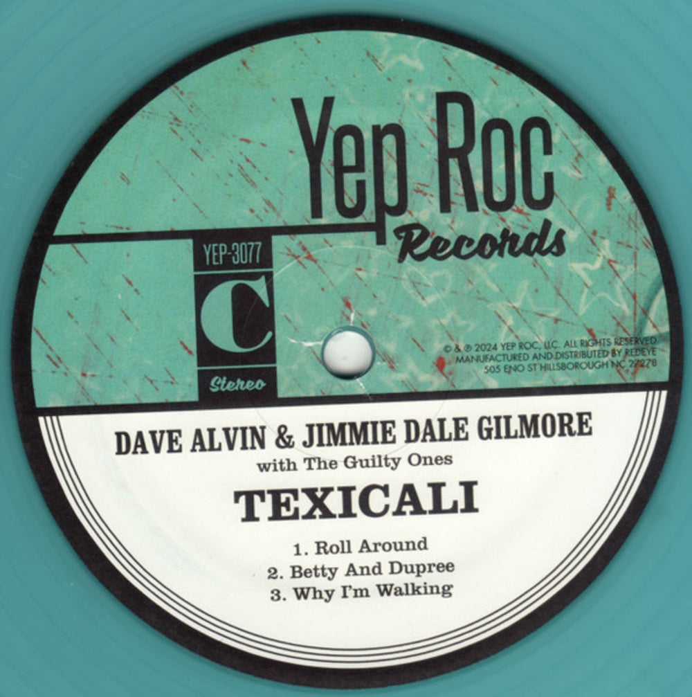 Image 2: Dave Alvin  / Dale Gilmore,Jimmie – Texicali (Blue, Colored LP Vinyl) Vinyl LP | Relix