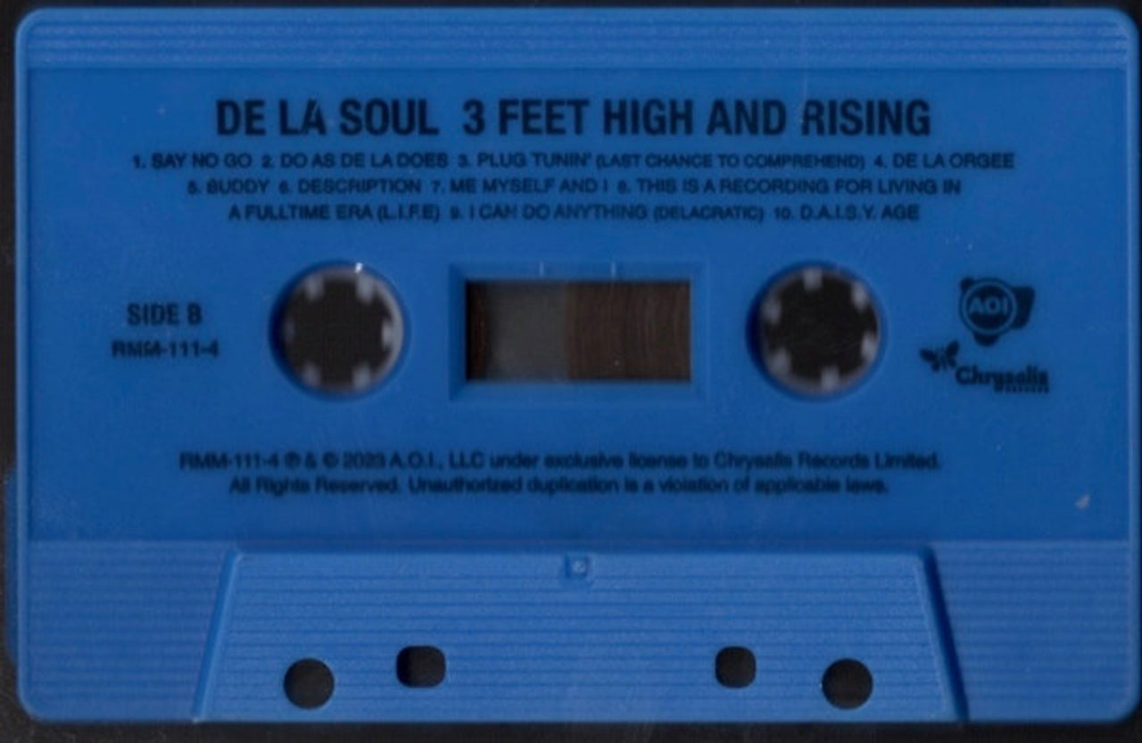 Image 2: De La Soul – 3 Feet High And Rising (Blue Cassette) Cassette | Relix