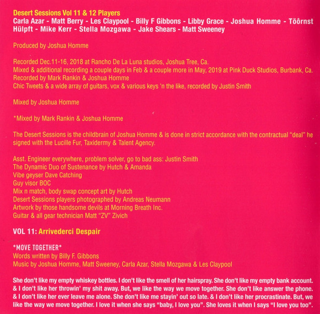 Image 2: Desert Sessions – Vol. 11 & 12 CD | Relix
