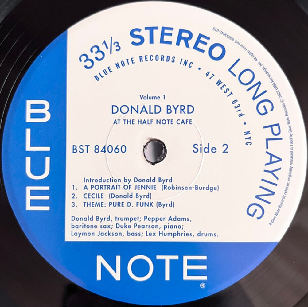 Image 2: Donald Byrd – Donald Byrd • At The Half Note Café, Vol.1 (Blue Note Tone Poet Series LP Vinyl) Vinyl LP | Relix
