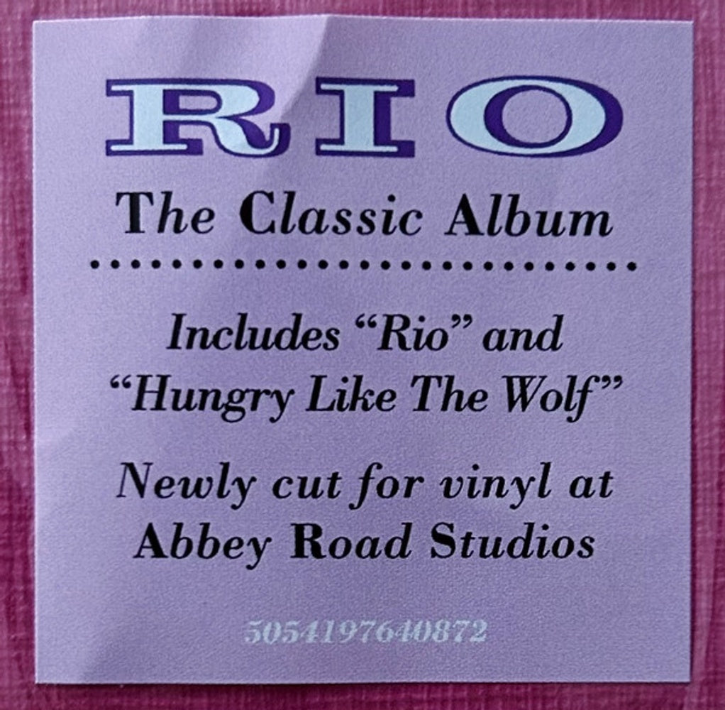 Image 2: Duran Duran – Rio (2009 Remaster, Remastered LP Vinyl) Vinyl LP | Relix
