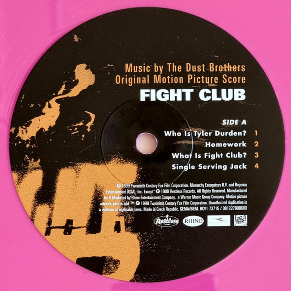 Image 2: Dust Brothers – Fight Club - O.S.T. (Syeor26, Pink Colored LP Vinyl) Vinyl LP | Relix