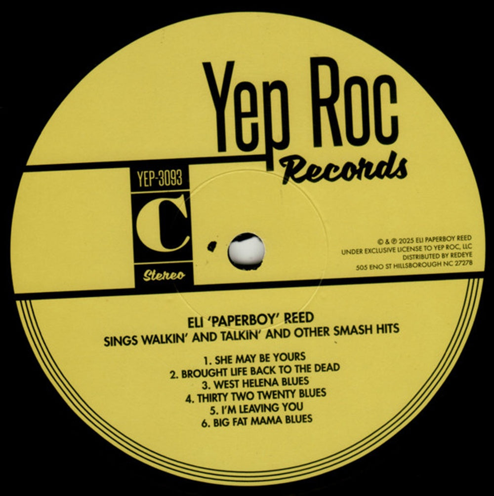 Image 2: Eli Reed  Paperboy – Sings Walkin' And Talkin' And Other Smash Hits Vinyl LP | Relix