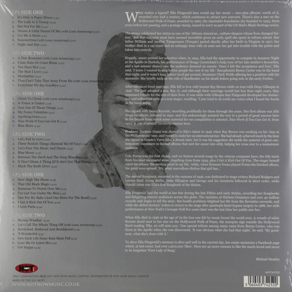 Image 2: Ella Fitzgerald – Platinum Collection (Colored, Wht, Uk LP Vinyl) Vinyl LP | Relix