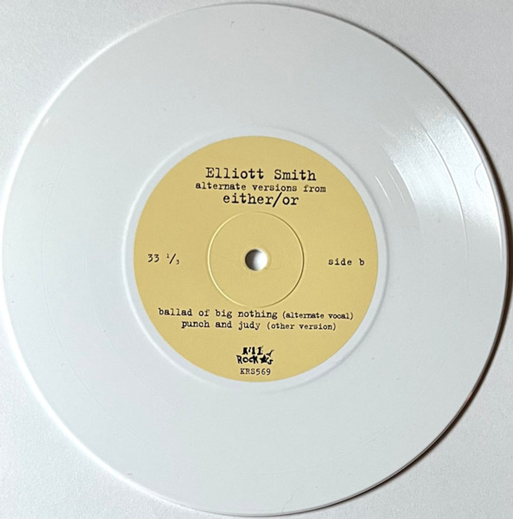 Image 2: Elliott Smith – Either/or: Alternative Versions (7" Vinyl) Vinyl LP | Relix