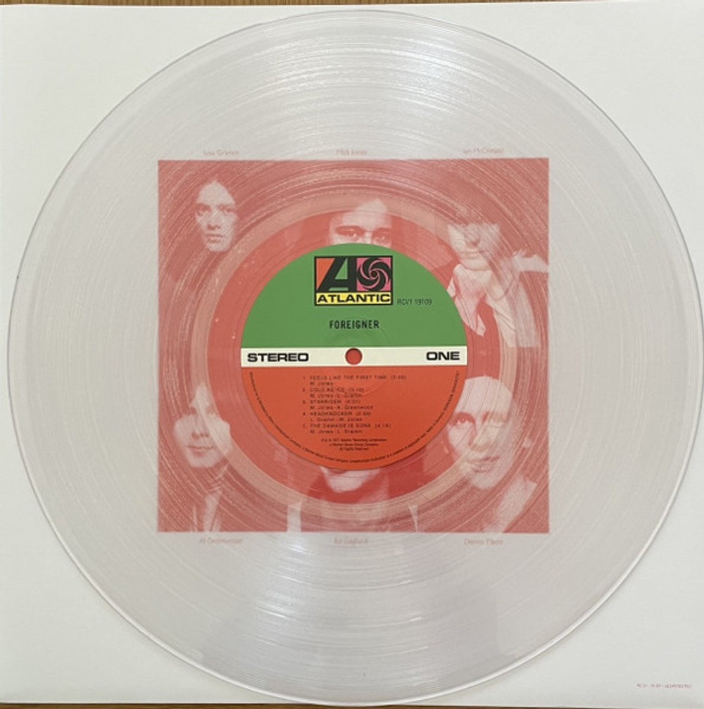 Image 2: Foreigner – Foreigner (Rocktober 2023 Crystal Clear Diamond LP Vinyl) Vinyl LP | Relix