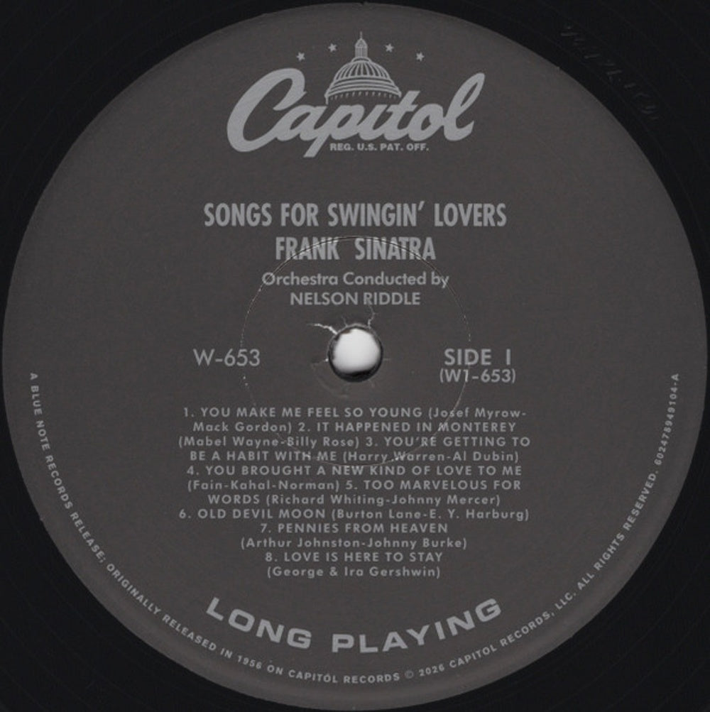 Image 2: Frank Sinatra – Songs For Swingin' Lovers (180 Gram LP Vinyl) Vinyl LP | Relix