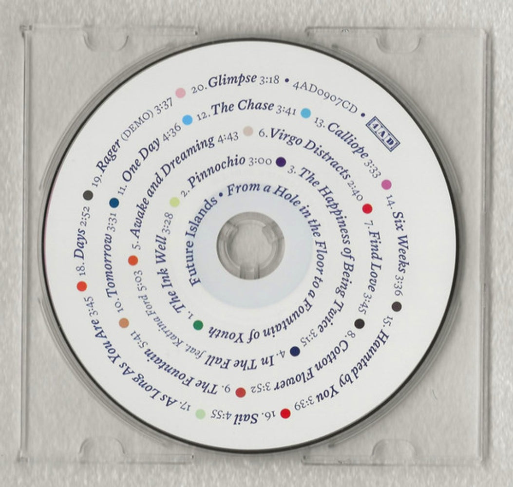 Image 2: Future Islands – From A Hole In The Floor To A Fountain Of Youth CD | Relix