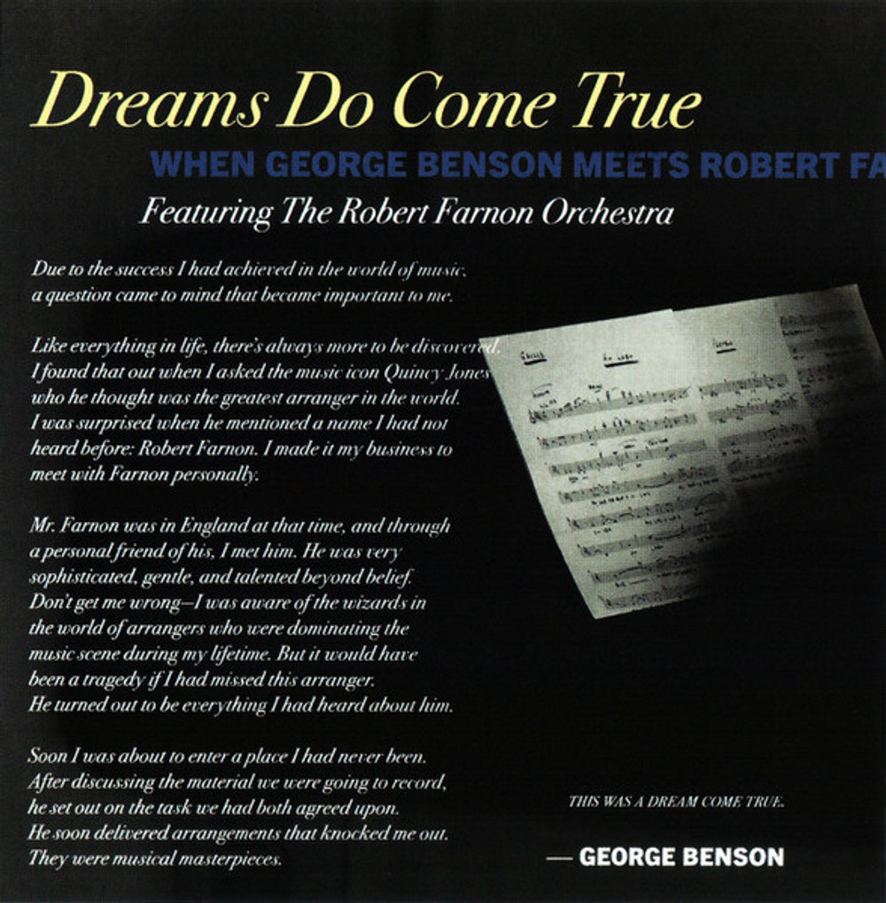 Image 2: George Benson – Dreams Do Come True: When George Benson Meets CD | Relix