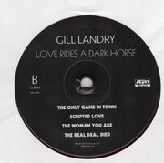 Image 2: Gill Landry – Love Rides A Dark Horse (Red & Black Swirl LP Vinyl) Vinyl LP | Relix