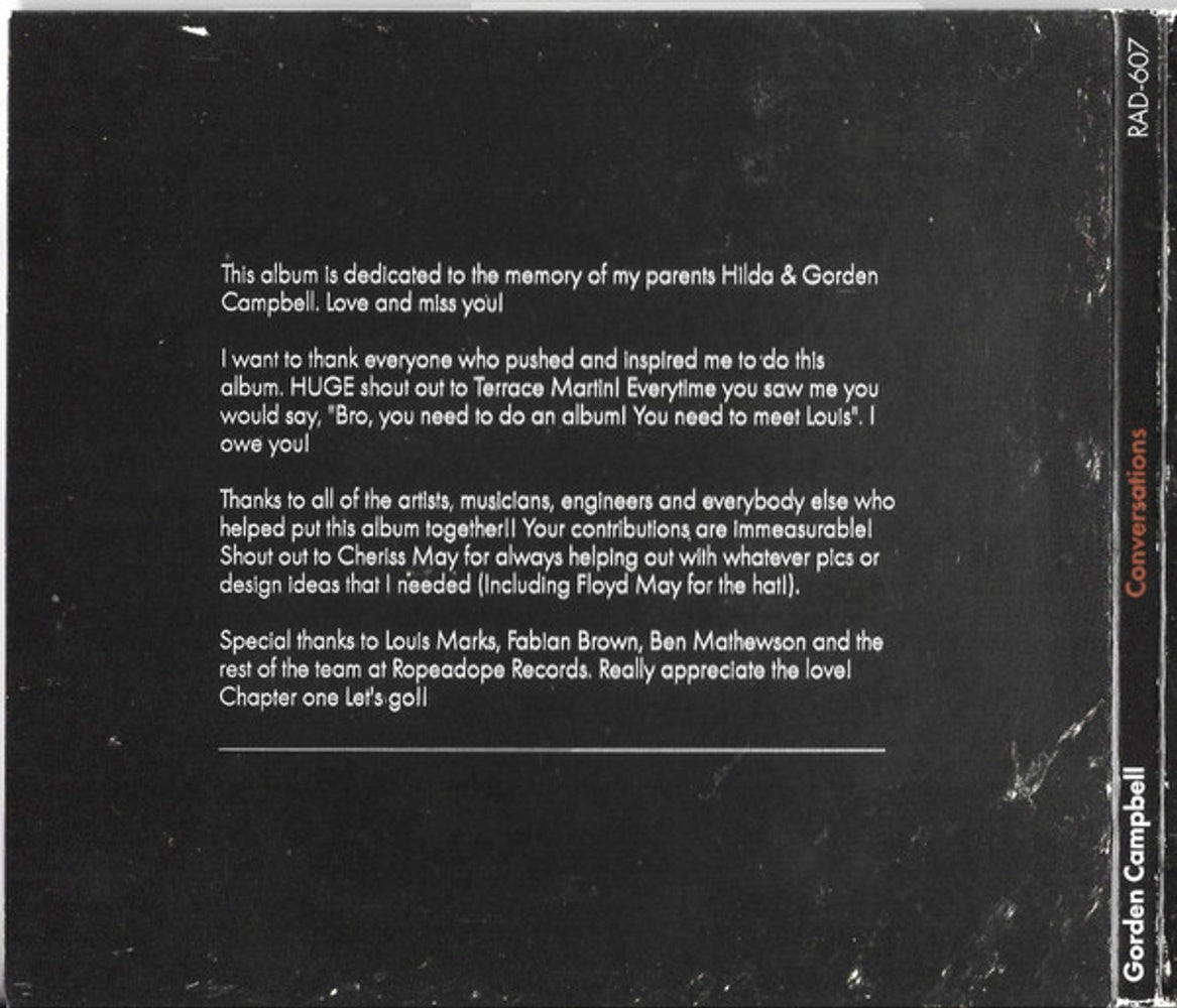 Image 2: Gorden Campbell – Conversations CD | Relix