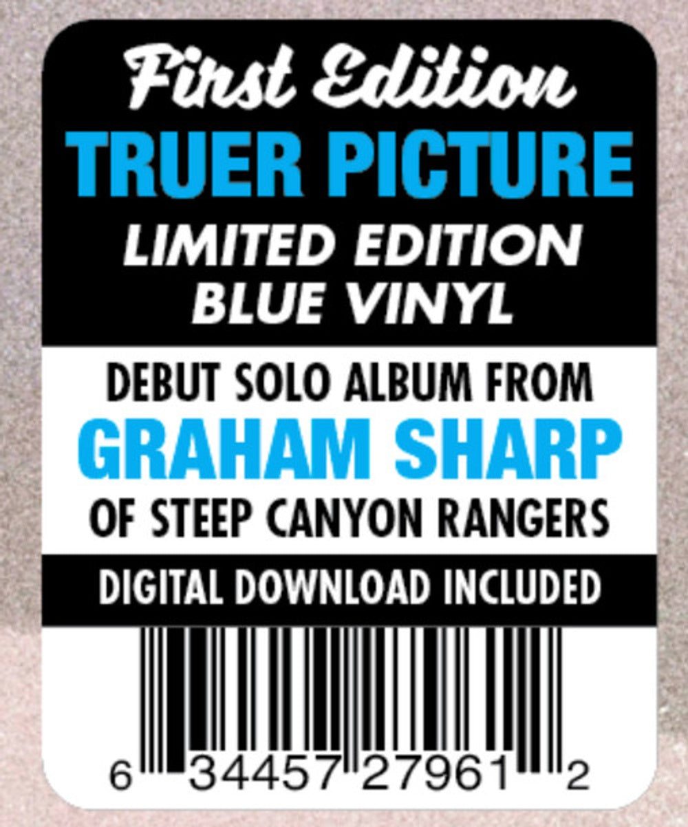 Image 2: Graham Sharp – Truer Picture (First Edition, Blue, Colored LP Vinyl) Vinyl LP | Relix