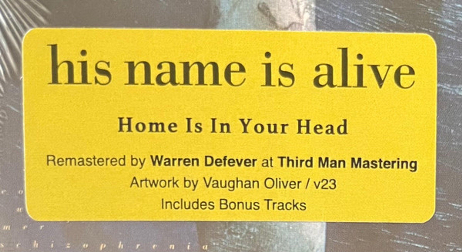 Image 2: His Name Is Alive – Home Is In Your Head CD | Relix