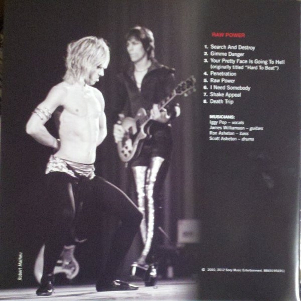 Image 2: Iggy and The Stooges – Raw Power Vinyl LP | Relix