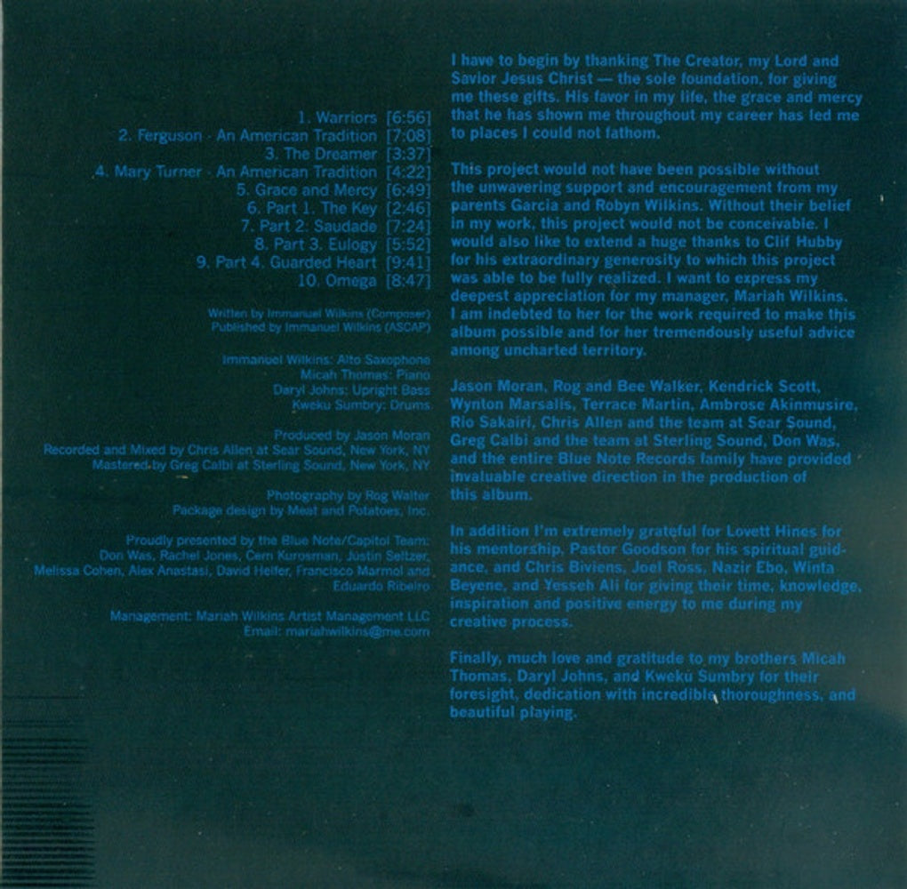 Image 2: Immanuel Wilkins – Omega CD | Relix