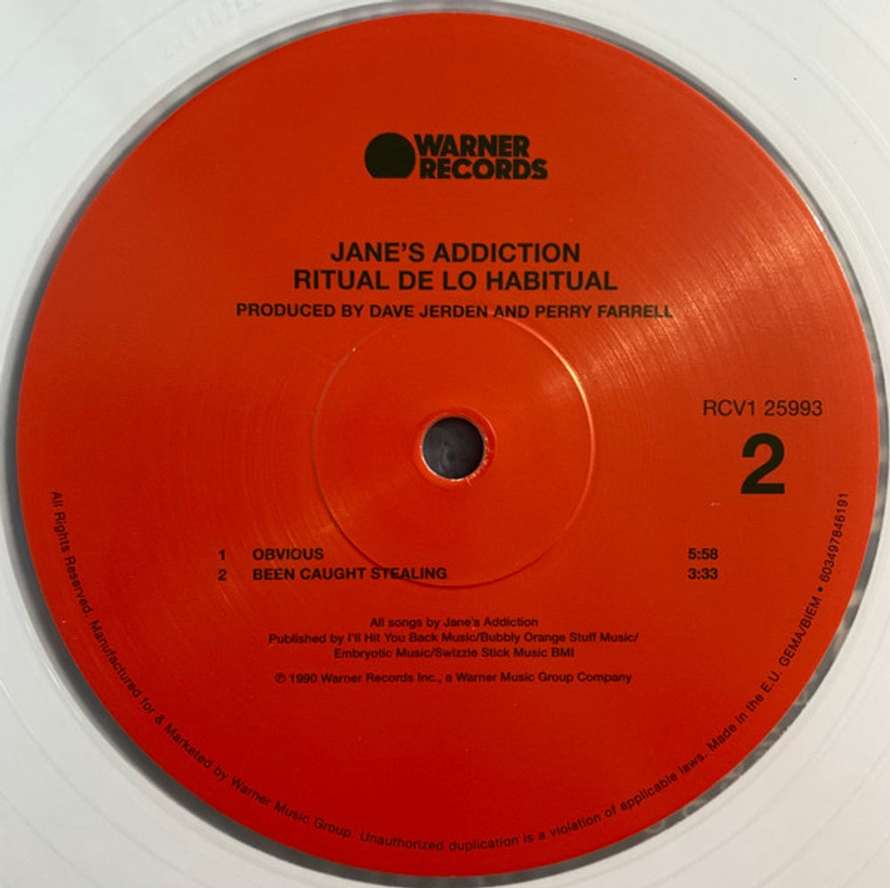 Image 2: Jane's Addiction – Ritual De Lo Habitual Vinyl LP | Relix