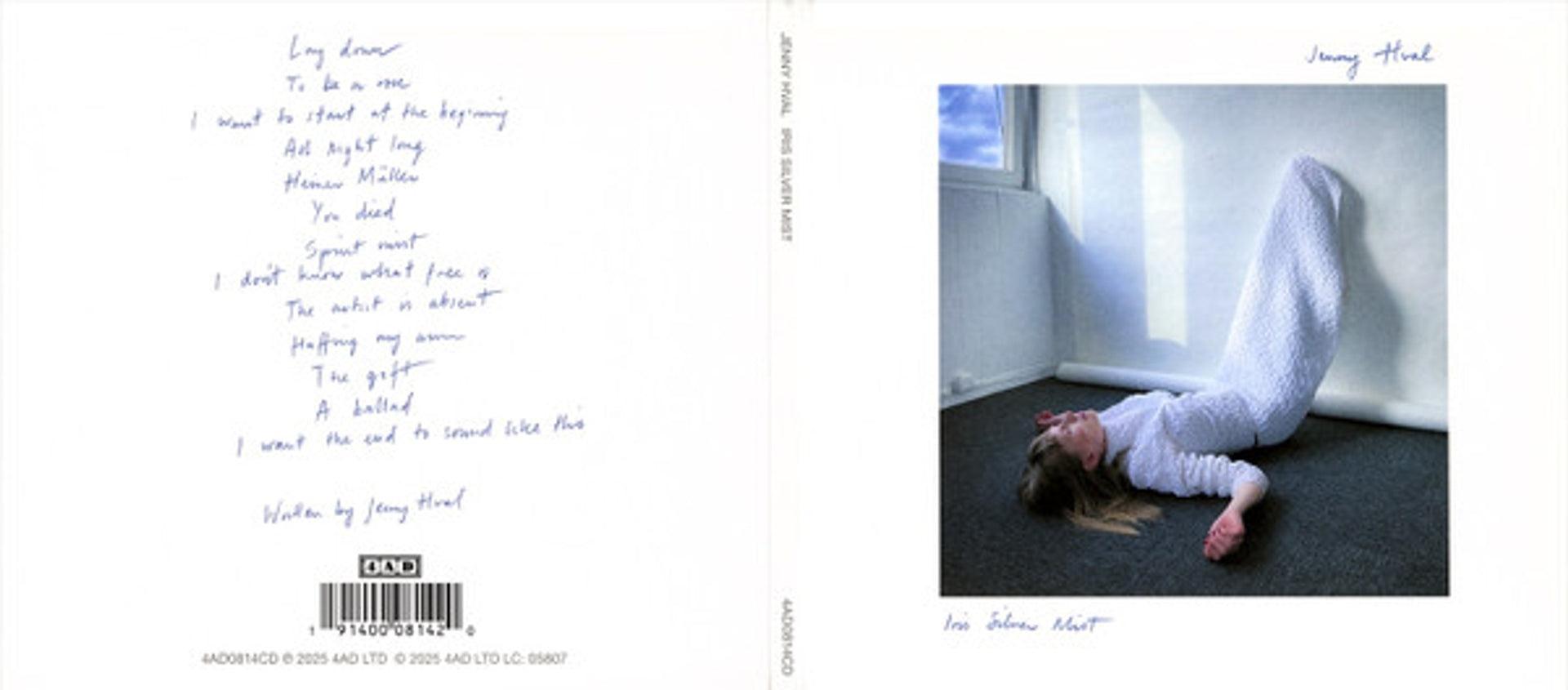 Image 2: Jenny Hval – Iris Silver Mist CD | Relix