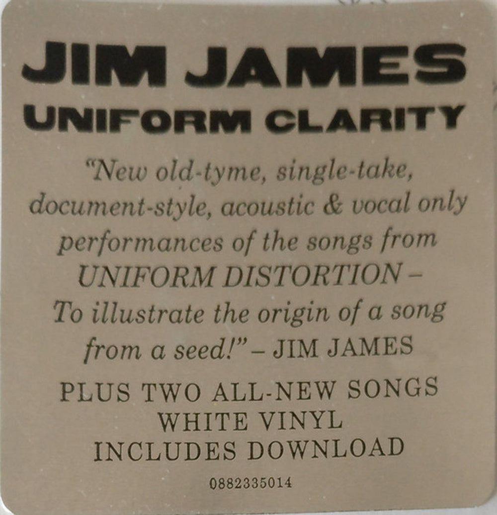 Image 2: Jim James – Uniform Clarity (White LP Vinyl) Vinyl LP | Relix