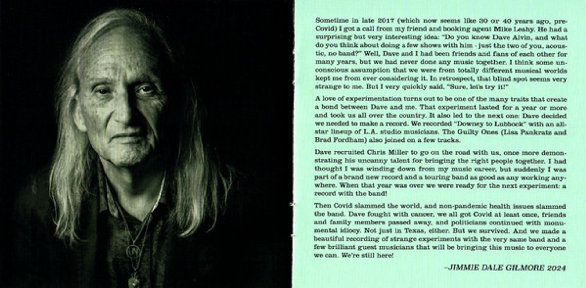 Image 2: Jimmie Dale Gilmore – Texicali (With Booklet, Digipak CD) CD | Relix