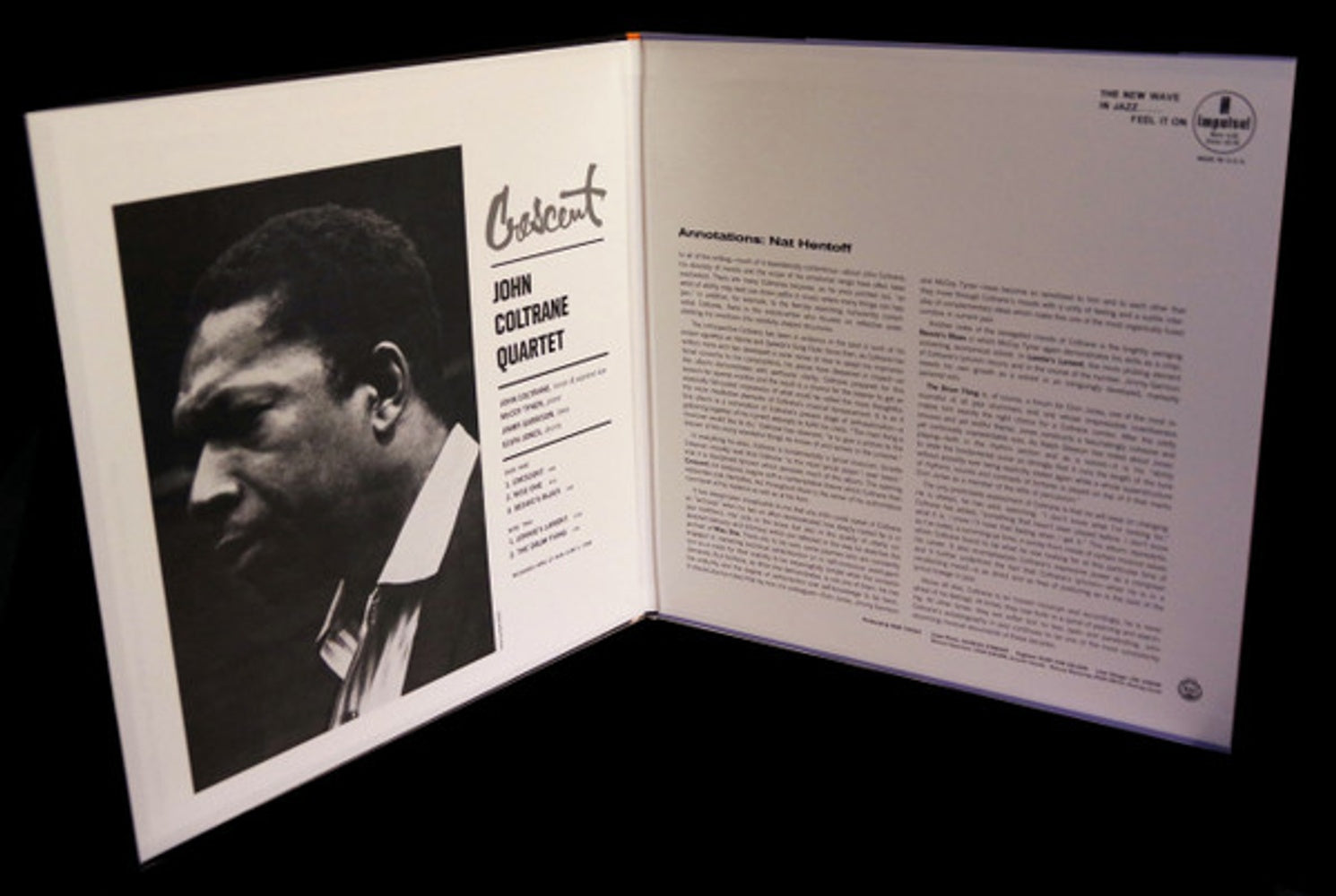 Image 2: John Coltrane Quartet – Crescent (Verve Acoustic Sounds Series LP Vinyl) Vinyl LP | Relix