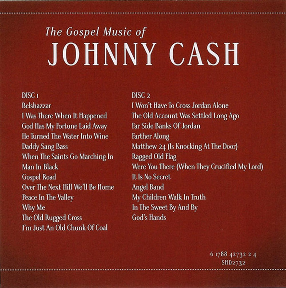 Image 2: Johnny Cash/Willie Nelson/George Jones – The Gospel Music Of Johnny Cash (2-CD) CD | Relix