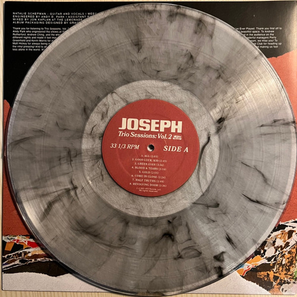 Image 2: Joseph – Trio Sessions: Vol.2 EP (Limited Edition Smoke LP Vinyl) Vinyl LP | Relix