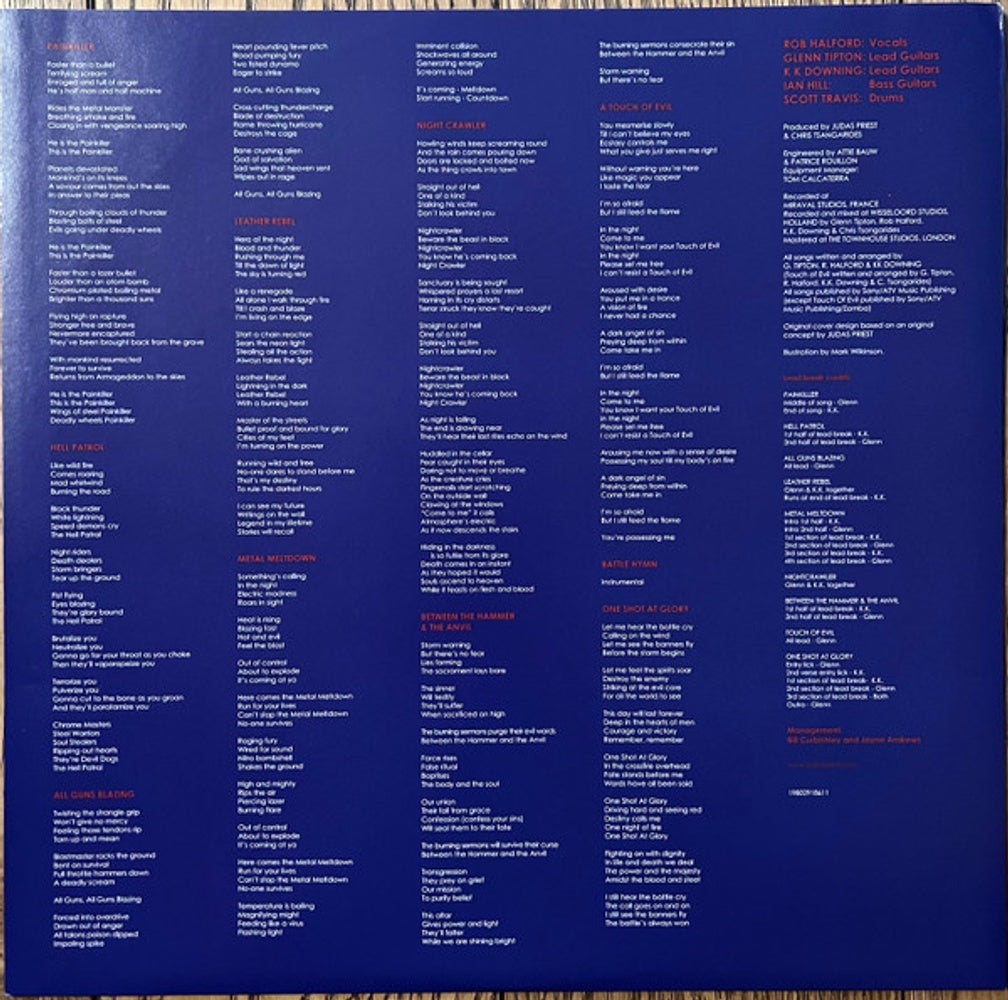 Image 2: Judas Priest – Painkiller (35th Anniversary, Remastered LP Vinyl) Vinyl LP | Relix