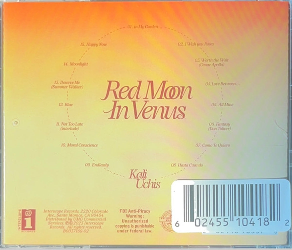 Image 2: Kali Uchis – Red Moon In Venus (CD) CD | Relix