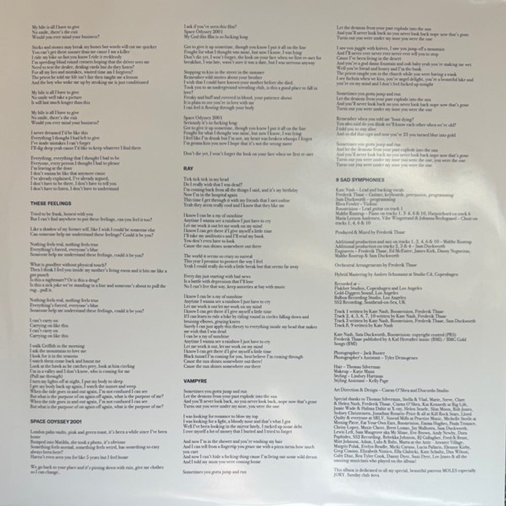 Image 2: Kate Nash – 9 Sad Symphonies (Colored, Pnk, Post LP Vinyl) Vinyl LP | Relix