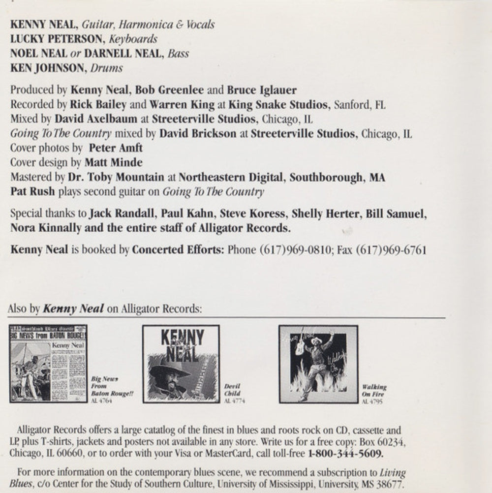 Image 2: Kenny Neal – Bayou Blood CD | Relix