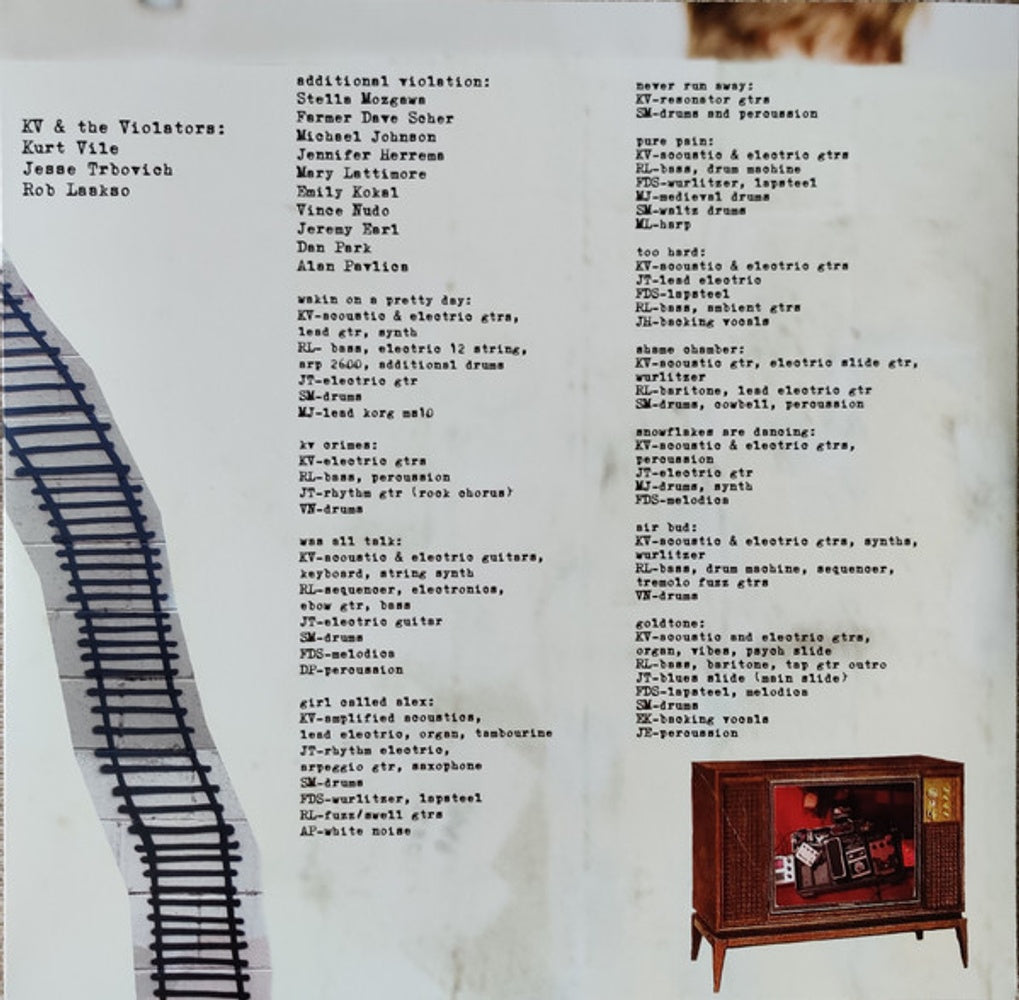 Image 2: Kurt Vile – Wakin On A Pretty Daze (Clear, Gate, Ylw LP Vinyl) Vinyl LP | Relix