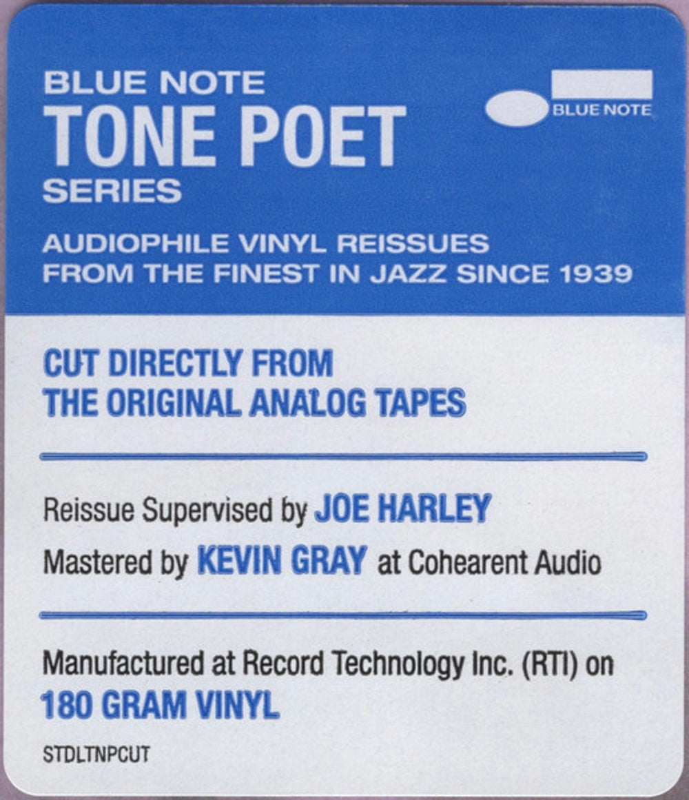 Image 2: Lawrence Marable Quartet – Tenorman (Blue Note Tone Poet Edition, 180 Gram LP Vinyl) Vinyl LP | Relix