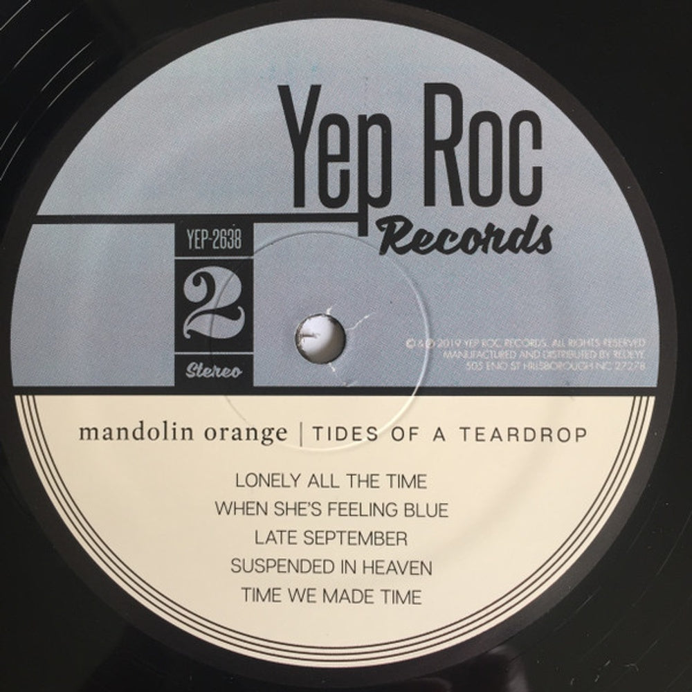 Image 2: Mandolin Orange – Tides Of A Teardrop (Standard Edition LP Vinyl) Vinyl LP | Relix